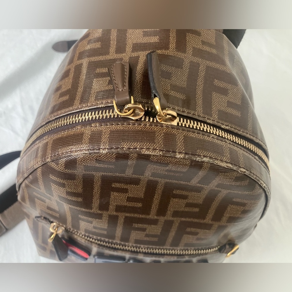 Authentic Fendi Roma Zucca Backpack - Picture 6 of 13